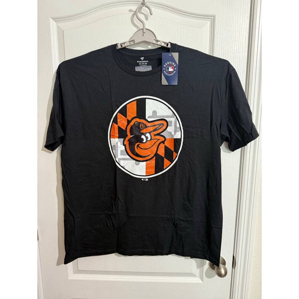 Men's Fanatics Baltimore Orioles Black Orange Short Sleeve Tee 2XL